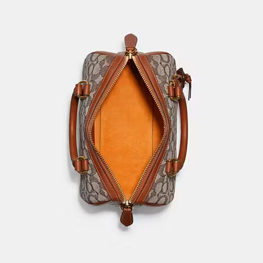 Ruby Satchel 25 In Signature Textile Jacquard | Coach (US)