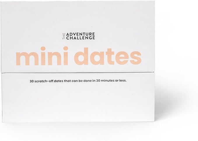 The Adventure Challenge Mini Dates, 30 New Scratch Off Date Night Games for Couples, Couples Scra... | Amazon (US)