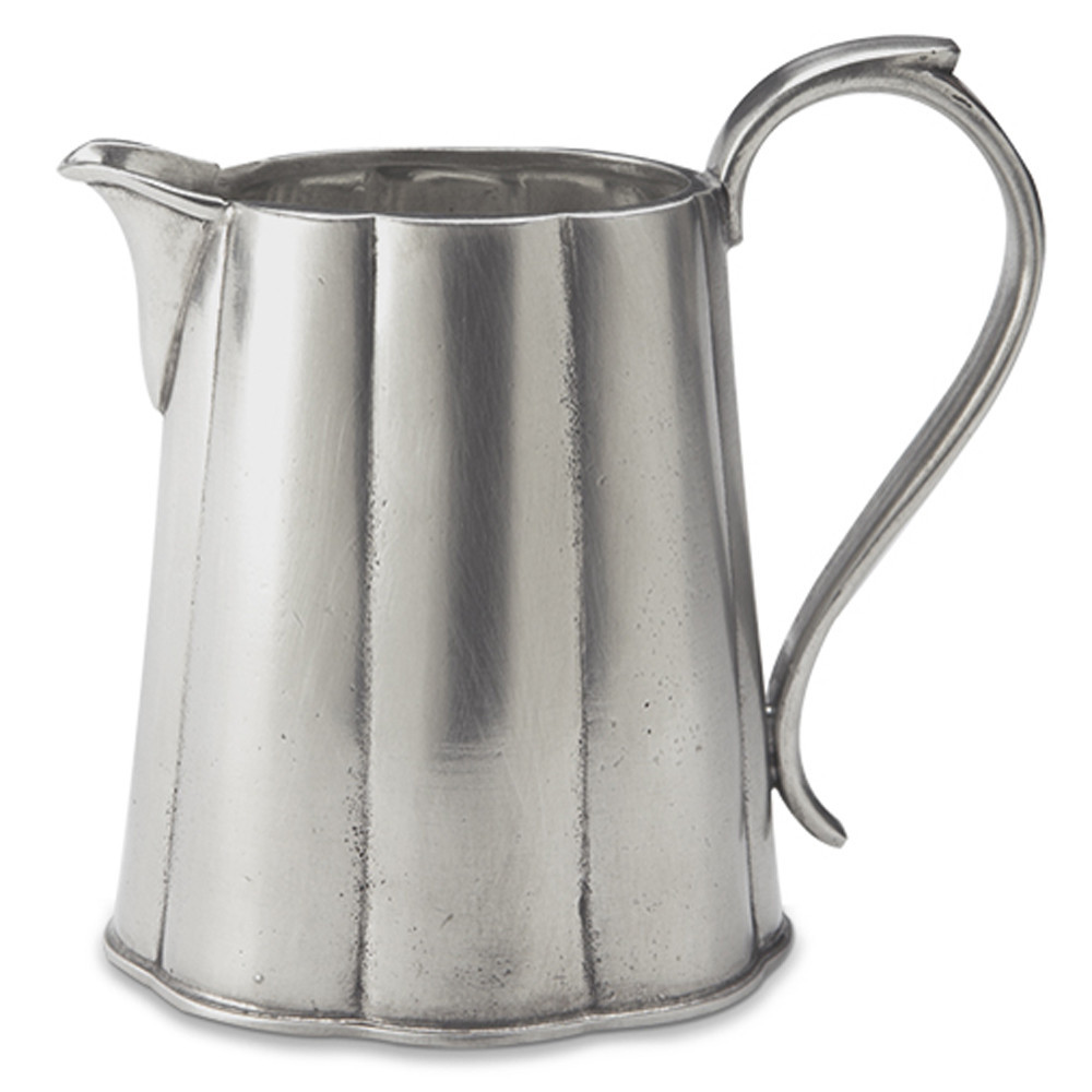 MATCH Modern Britannia Pewter Milk Pitcher | Kathy Kuo Home