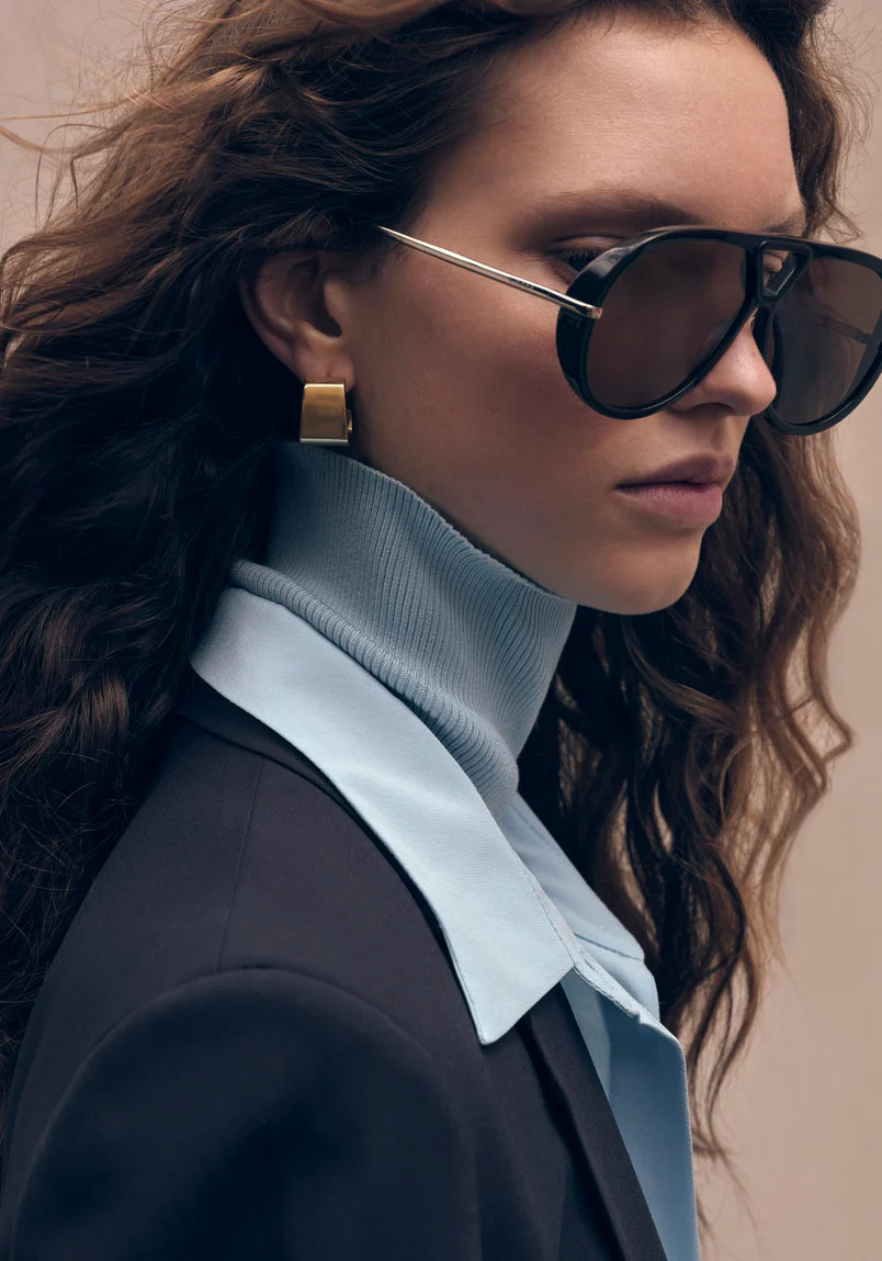 Torchwood Sunglasses IN BROWN, SILVER | SUNGLASSES | VIKTORIA & WOODS - Viktoria & Woods | Viktoria & Woods