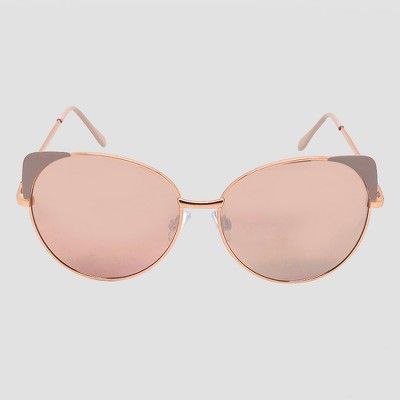 Women's Cateye Sunglasses - A New Day™ Rose Gold | Target