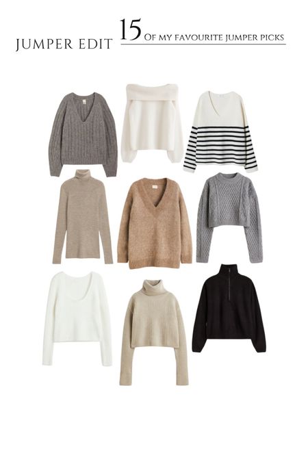 15 favourite jumper picks 

#LTKeurope #LTKunder100 #LTKSeasonal