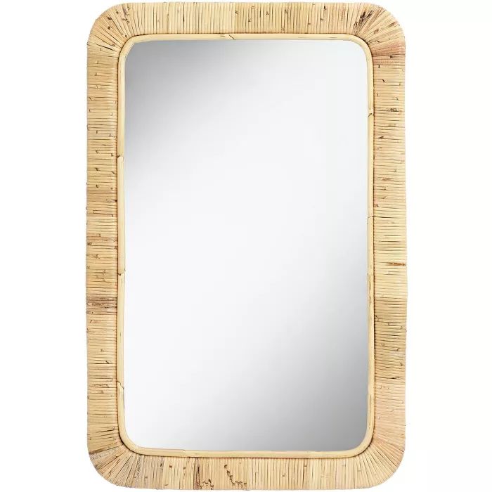 Noble Park Westby 24" x 36" Rattan Wrapped Wall Mirror | Target