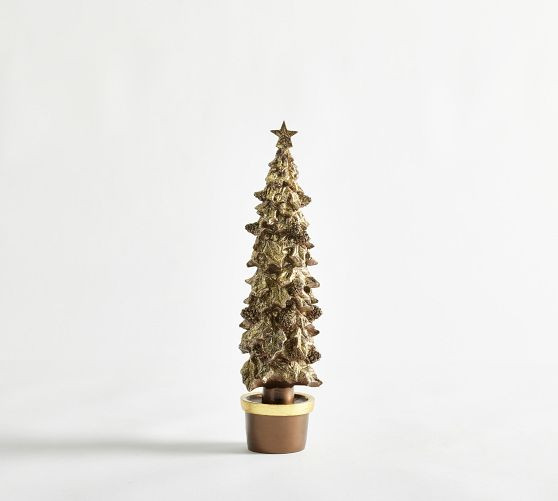 Handcrafted Glittery Decorative Trees | Pottery Barn (US)