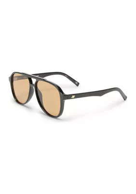 Le Specs Tragic Magic Sunglasses, Black | Belk