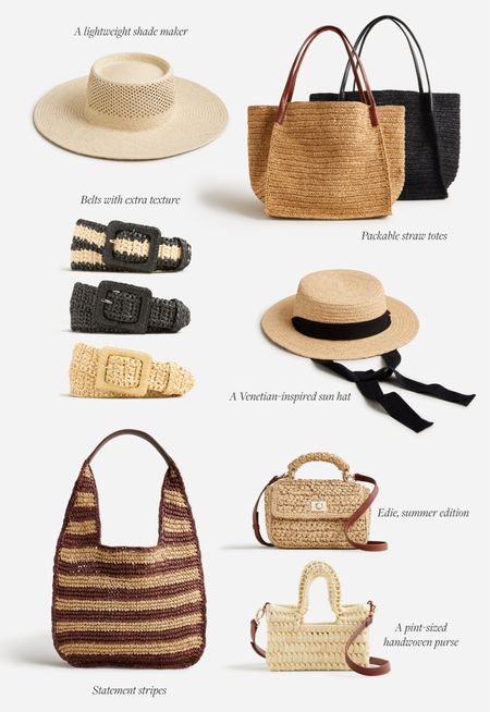 Straw bags and hats, straw belt, raffia bag beach vacation summer accessories 

#LTKFindsUnder50 #LTKSaleAlert #LTKTravel
