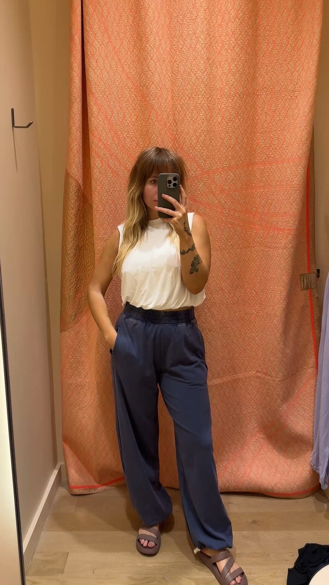 Lounge/Travel set from free people movement. 
Bought the set and paired it with this white bubble tank 
Size Small in all <3 

#freepeople #loungewear #airportoutfit #comfortableset


#LTKTravel #LTKActive #LTKFindsUnder100