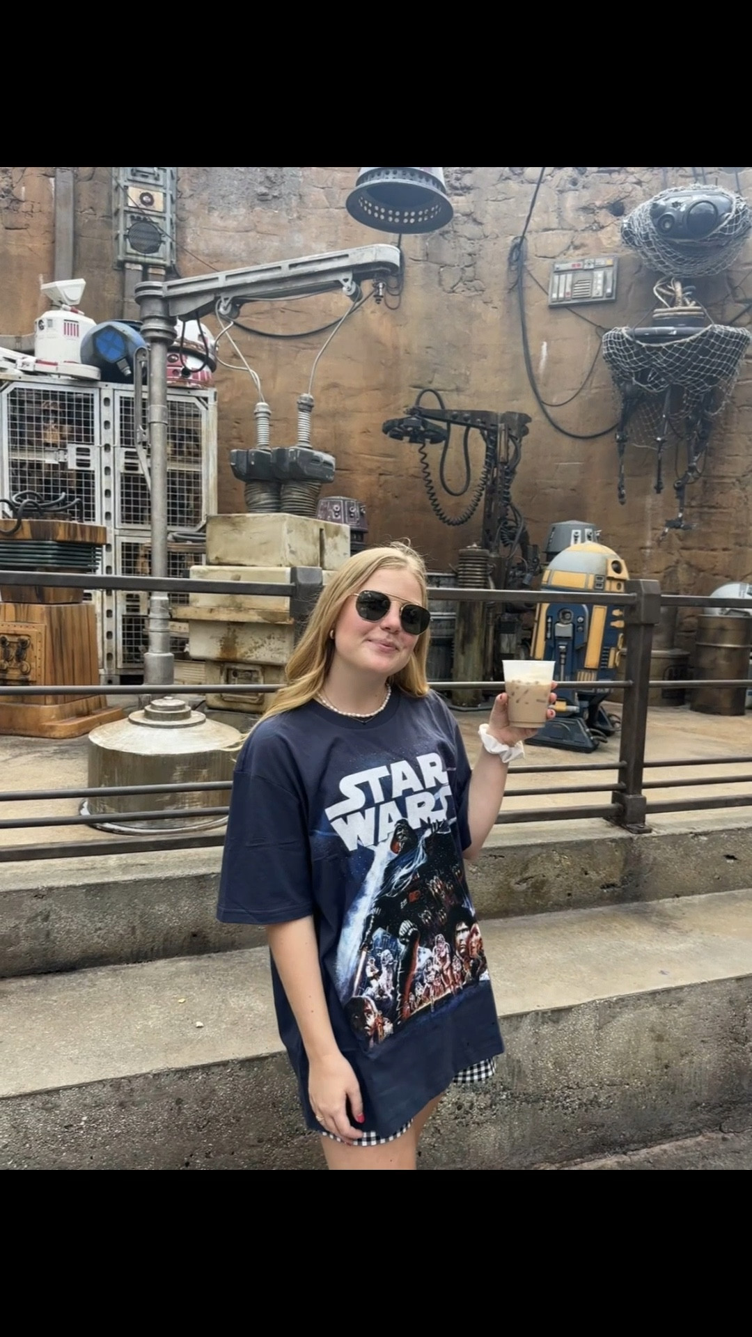 Galaxy’s edge fit 💙

Disney world outfit Star Wars outfit Disney fit t shirt checkered shorts 

#LTKActive #LTKFindsUnder100