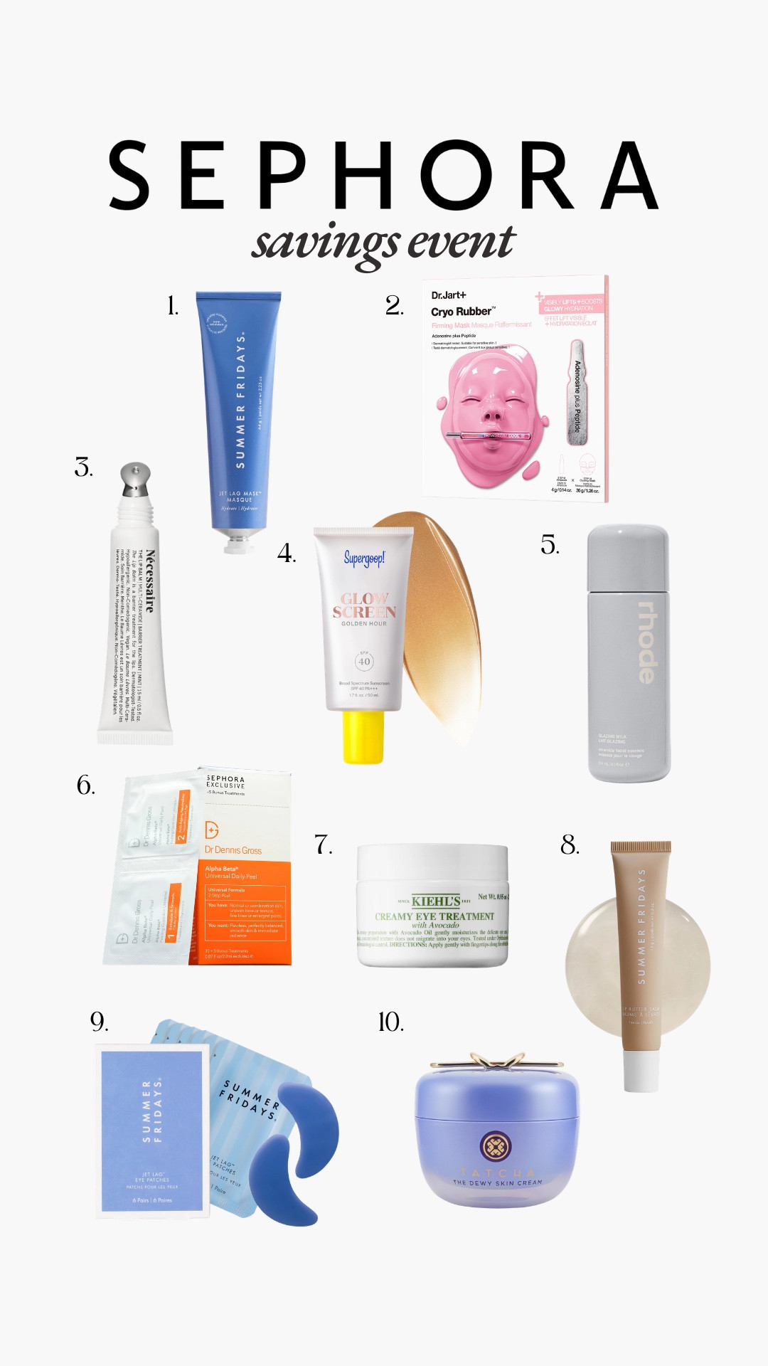 [4/10/26] sephora savings event 💄 get up to 20% off my skincare favorites with code SPRINGSALE ✨

#LTKSaleAlert #LTKBeauty #LTKselfcare