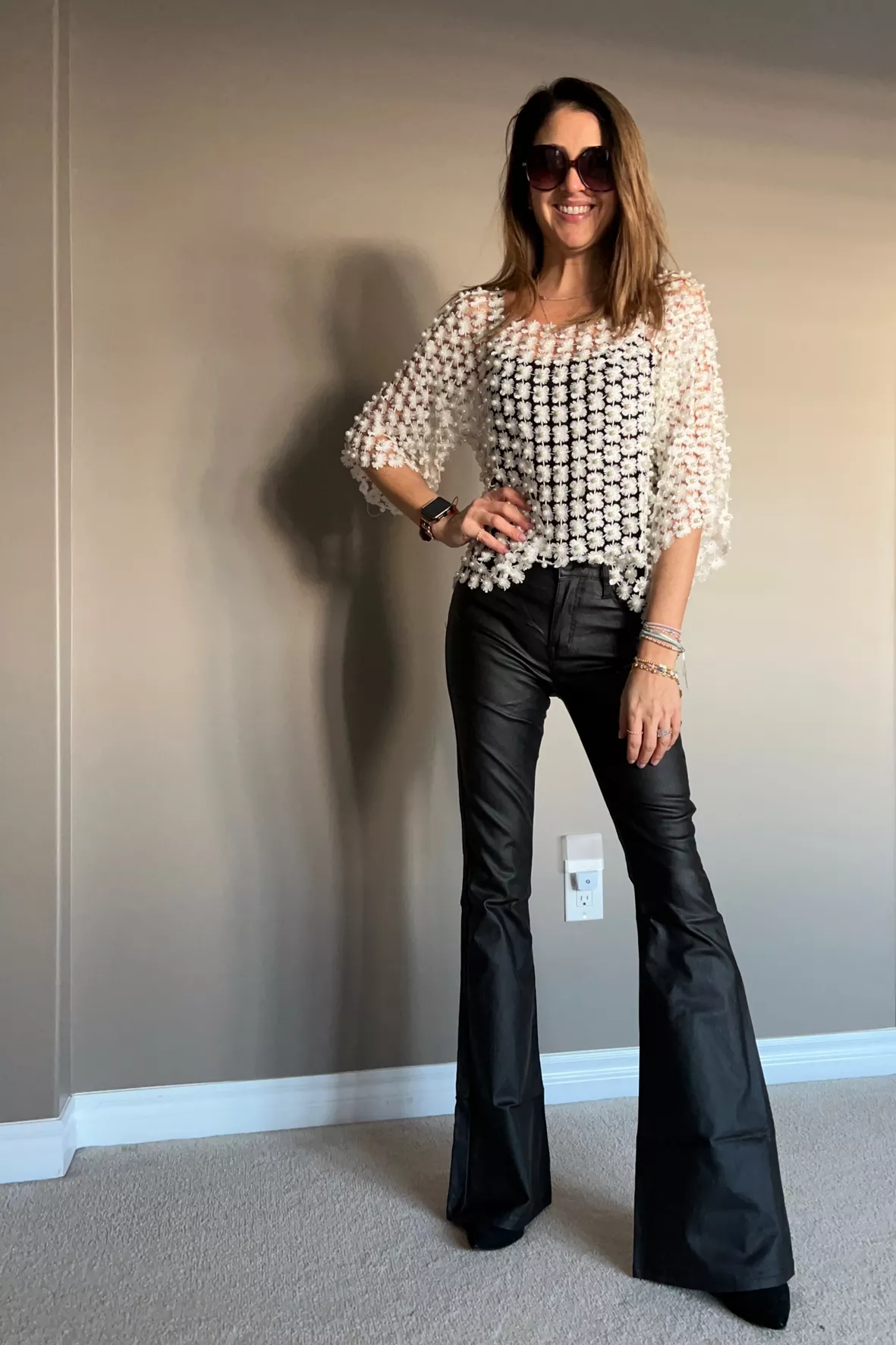 Erin: Luxury faux leather leggings. Sizes 10-22 – Mulberry Moon Limited