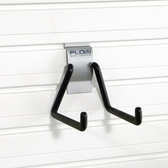 Flow Wall Big Mouth Utility Hook- 2 pack 2-Piece 2-in Black Steel Multipurpose Hook | Lowe's