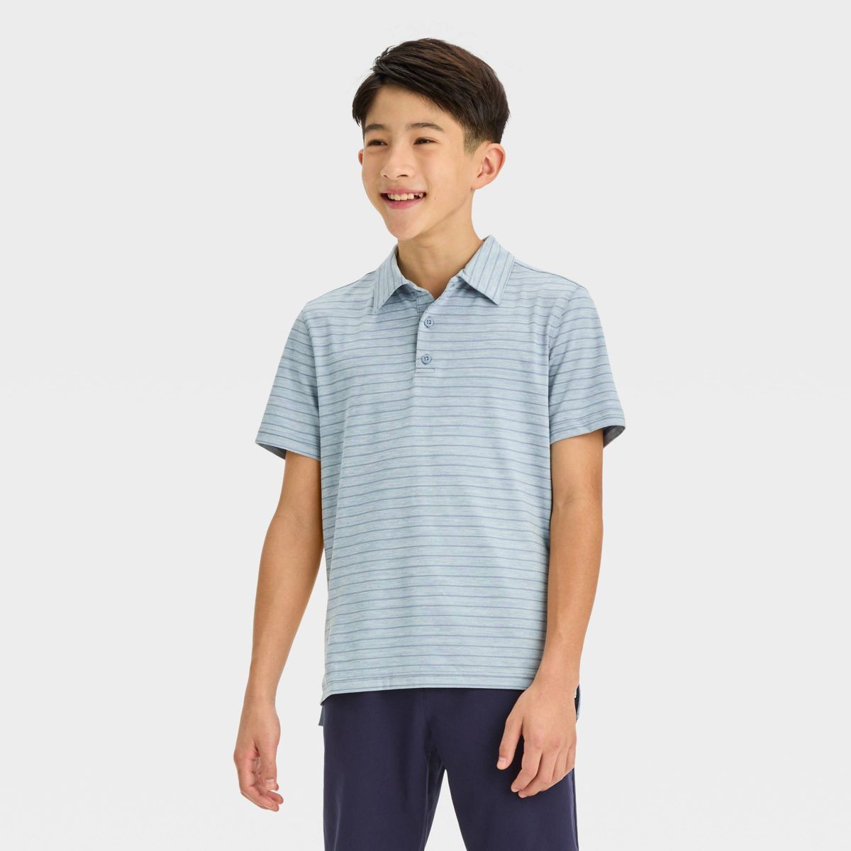 Boys' Golf Striped Polo Shirt - All In Motion™ | Target