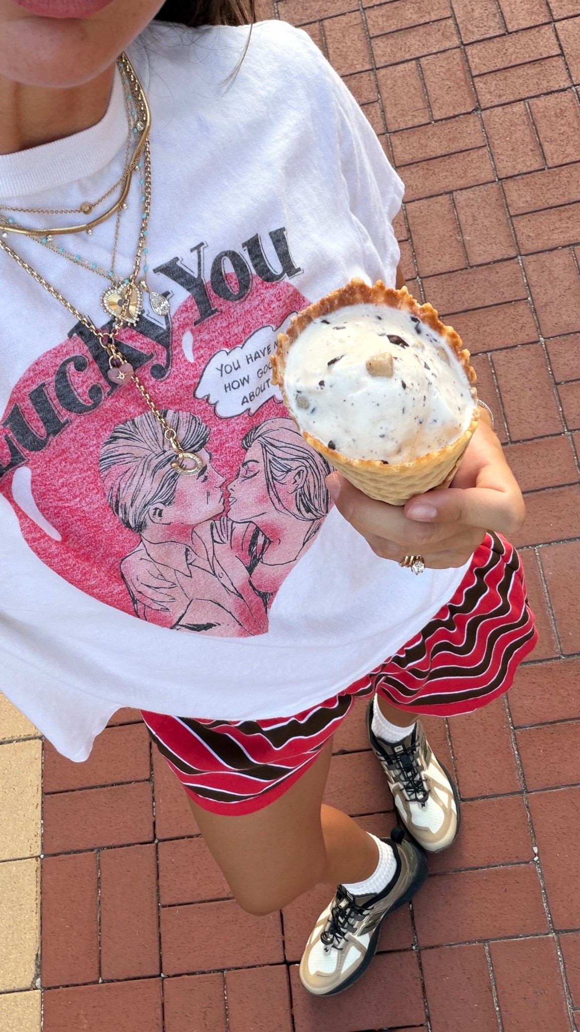 Finally got a redone tee since it was on sale! Wearing a small :) shorts are old daily drills