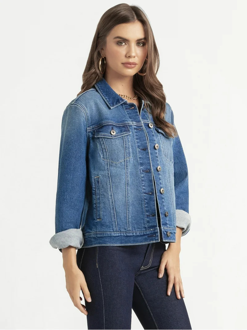 Jessica Simpson Women's Reagan Relaxed Jacket, Sizes XS-XL - Walmart.com | Walmart (US)