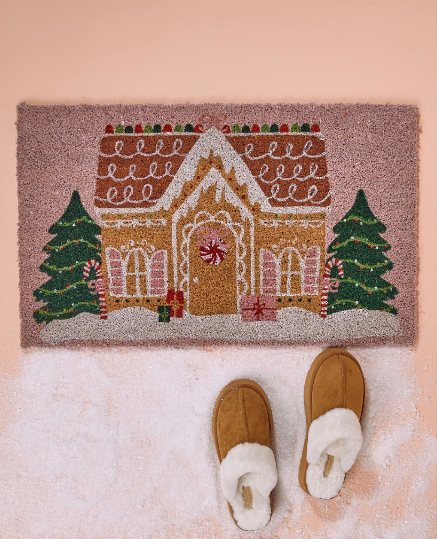 Gingerbread Mat, Christmas door mat, outdoor decor 

#LTKhome #LTKHoliday #LTKHolidaySale
