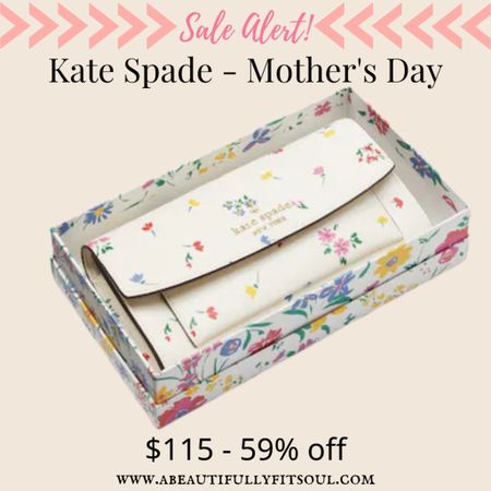 Kate Spade Surprise. Mother’s Day gifts. Staci Garden Bouquet Boxes Large Wallet Card Case. 

#LTKsalealert #LTKitbag