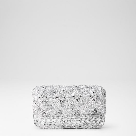 Soleil Handwoven Crossbody Clutch | Mark and Graham