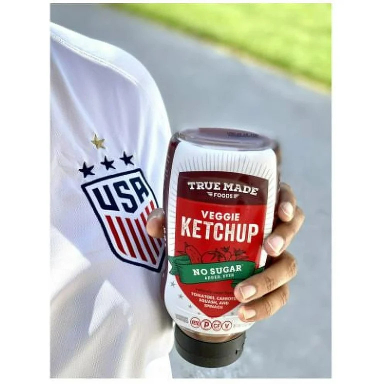 True Made Foods, No Added Sugar Vegetable Ketchup Squeeze, 17 Oz

 | Pack of 6 - Walmart.com | Walmart (US)