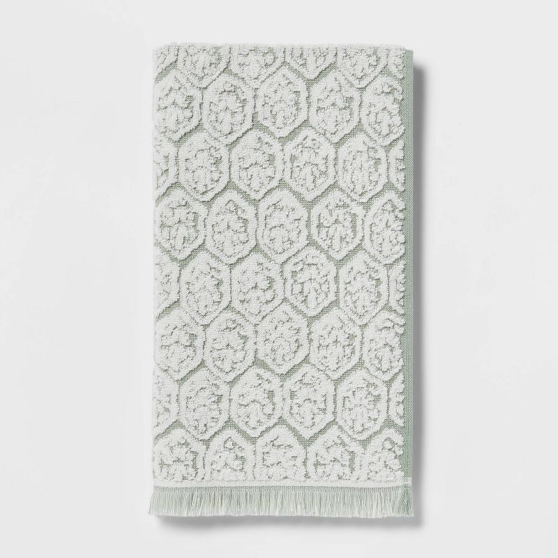 Sculpted Terry Towel Green - Threshold™ | Target