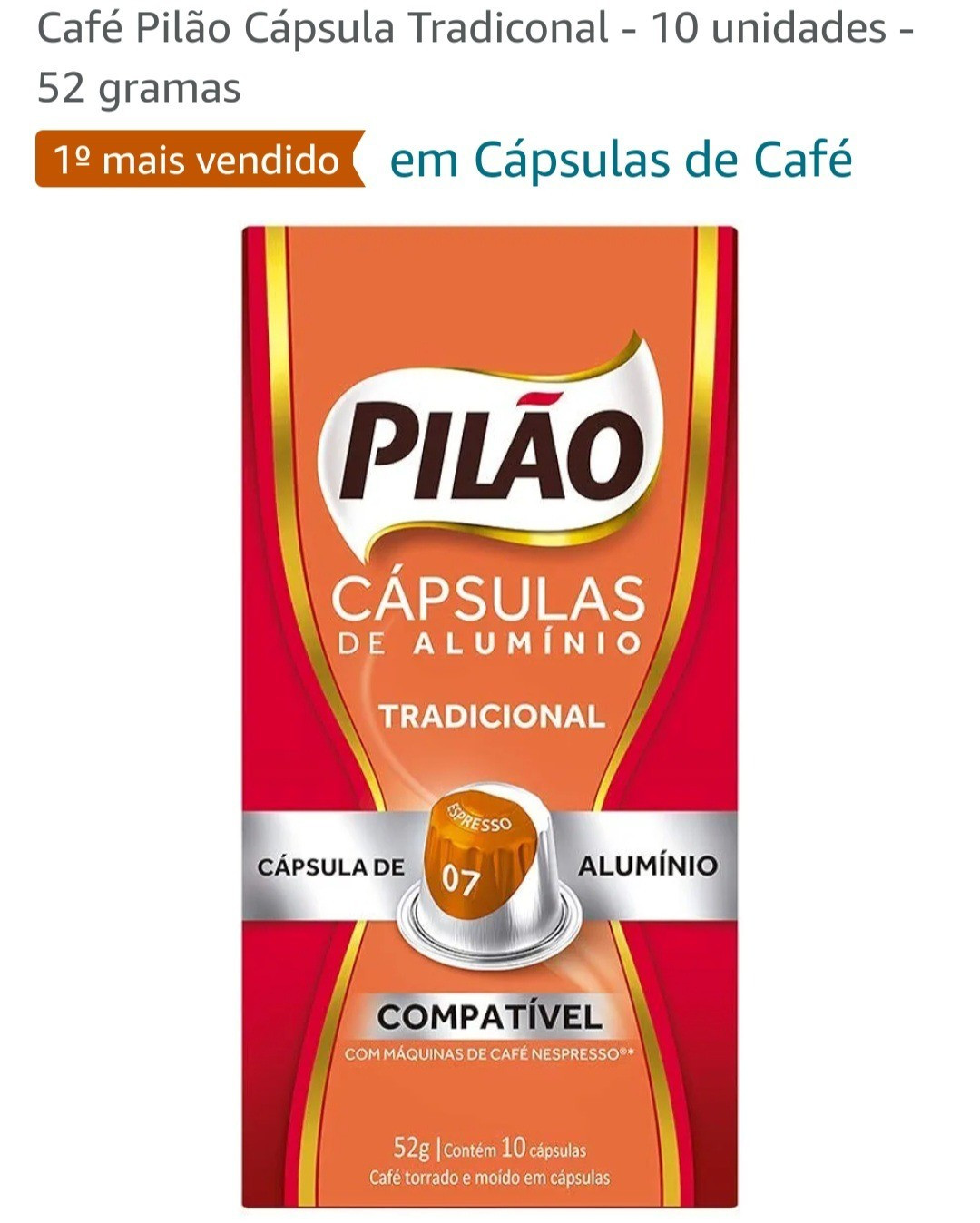 Aconchego e tradição nas Cápsulas de Café Pilão.

#LTKbrasil