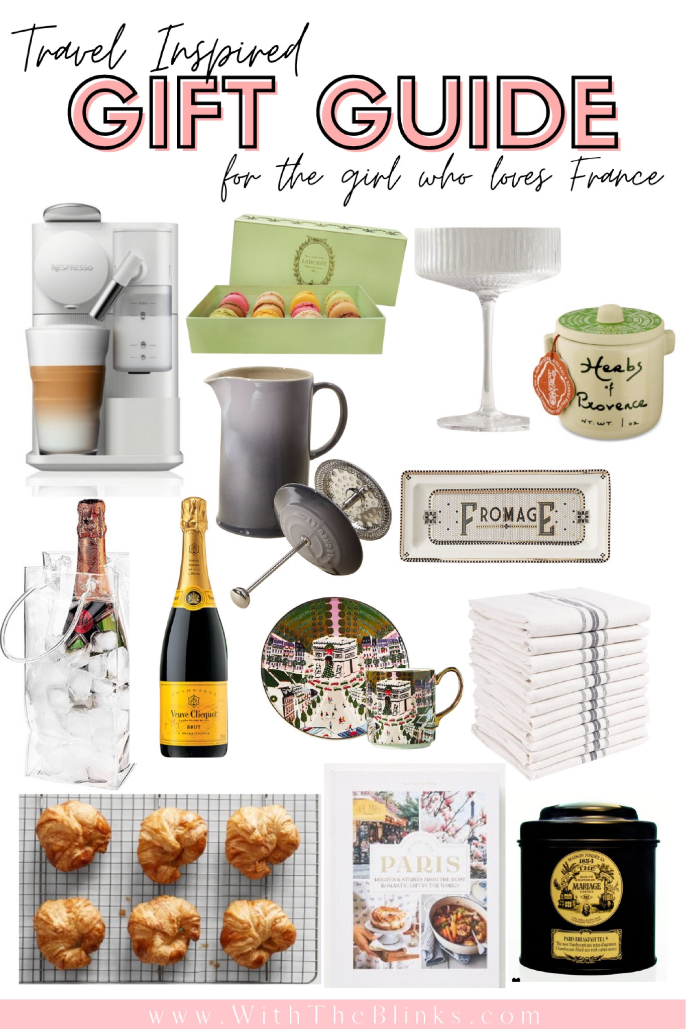 #travel inspired #giftguide for the girl who loves #france #paris #travelgifts 

#LTKtravel #LTKHoliday #LTKeurope