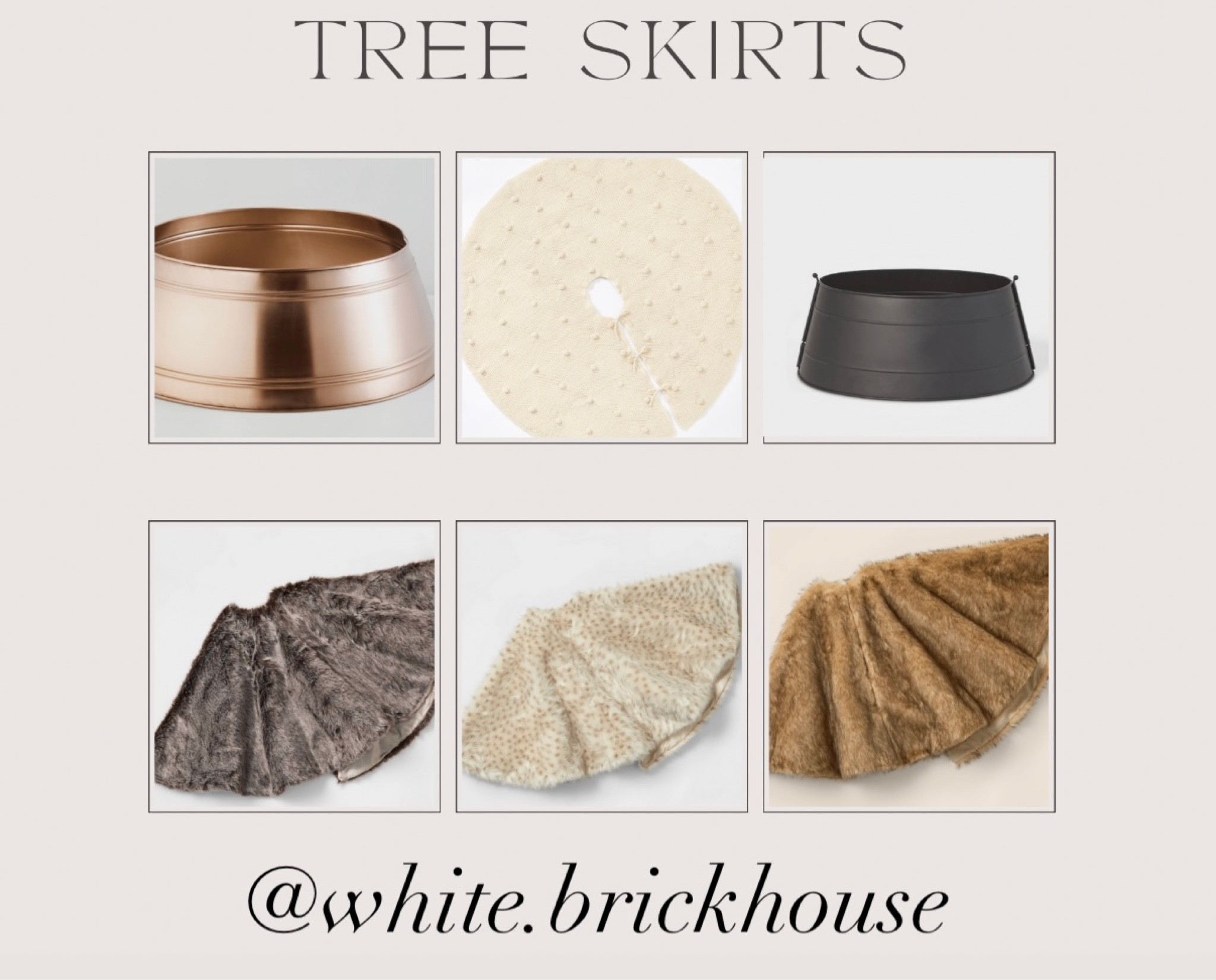 Tree skirts
Modern holiday. Style. Tree collar.
Tree skirts 

#LTKhome #LTKSeasonal #LTKHoliday