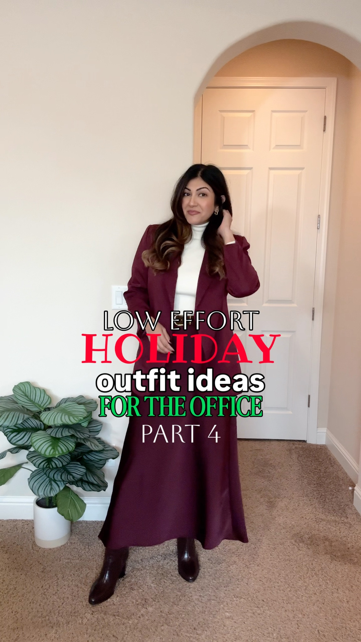 Low-Effort Holiday Outfits for Work ✨ Girlfriends, consider this your cheat sheet to looking festive with zero stress. Easy pieces you already own, simple swaps, and stylish finds to get you holiday-ready before your holiday office parties and end of year meetings. 🎄✨

holiday work outfits • festive office looks  • holiday style ideas • office party outfit 


#workwear  #EverydayWorkOutfits
#HolidayWorkwear #officeparty #ltkworkwear #corporatefashion #officeholidayparty #workparty 

#LTKHoliday #LTKMidsize #LTKWorkwear