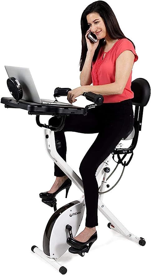 FitDesk Standing Adjustable Desk Bike for Exercising for Home Use or Office | Amazon (US)