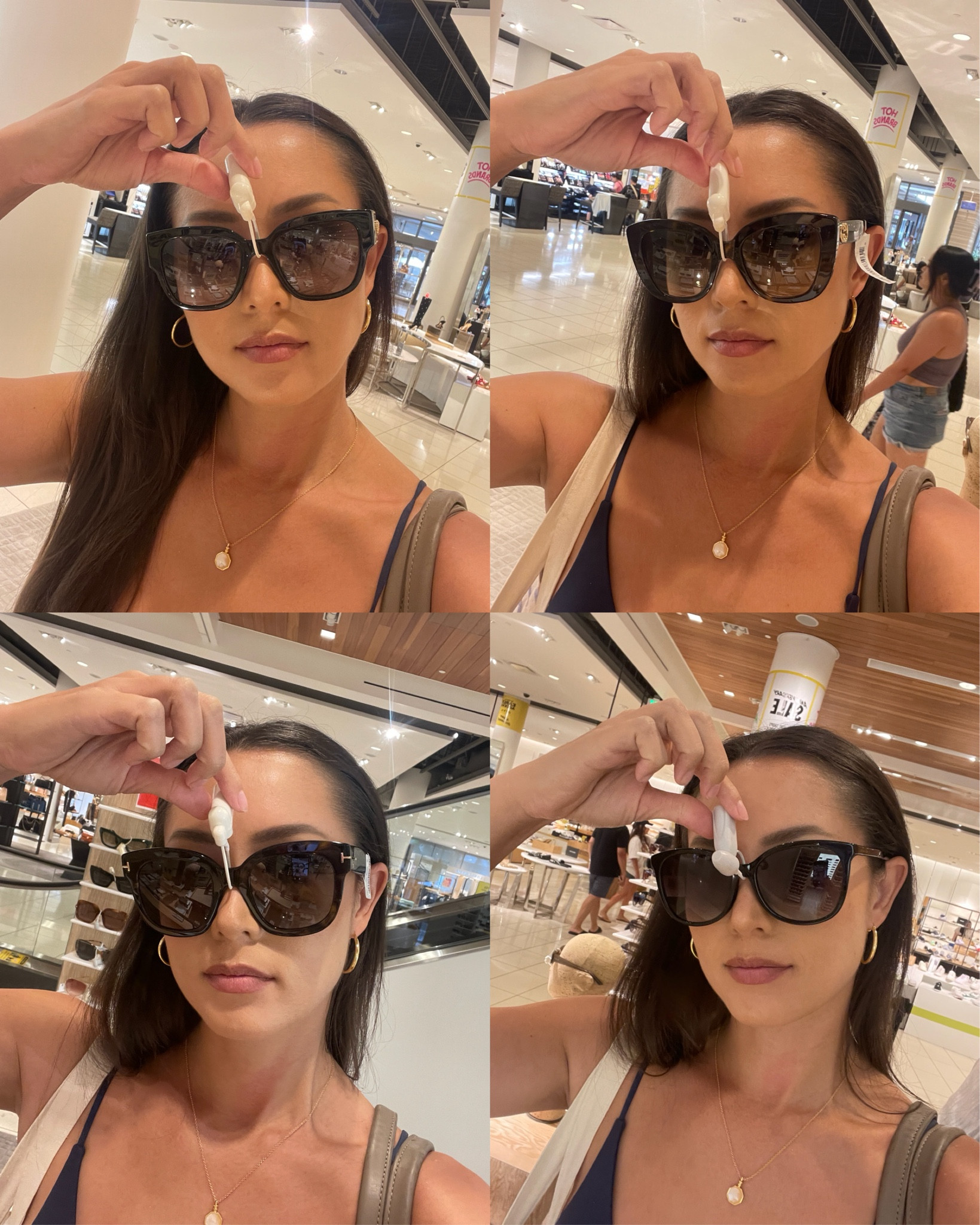 My favorite sunglasses in the Nsale! I bought the top left and bottom right pairs, so the majority got it right on Instagram since most of you voted for the bottom right pair!! Unfortunately the top right one was part of the Nsale but it must have sold out on Nordstrom online so I could only link to the full price one! 

#LTKxNSale #LTKSaleAlert #LTKSummerSales