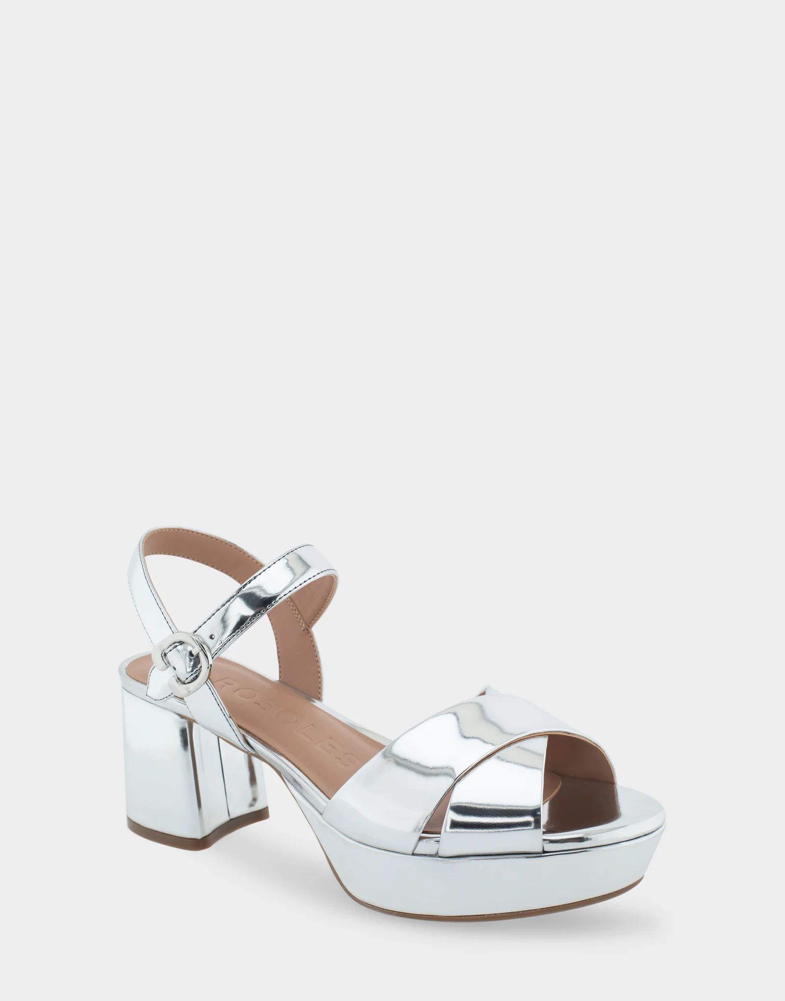 Women's Platform Sandal in Silver | Aerosoles