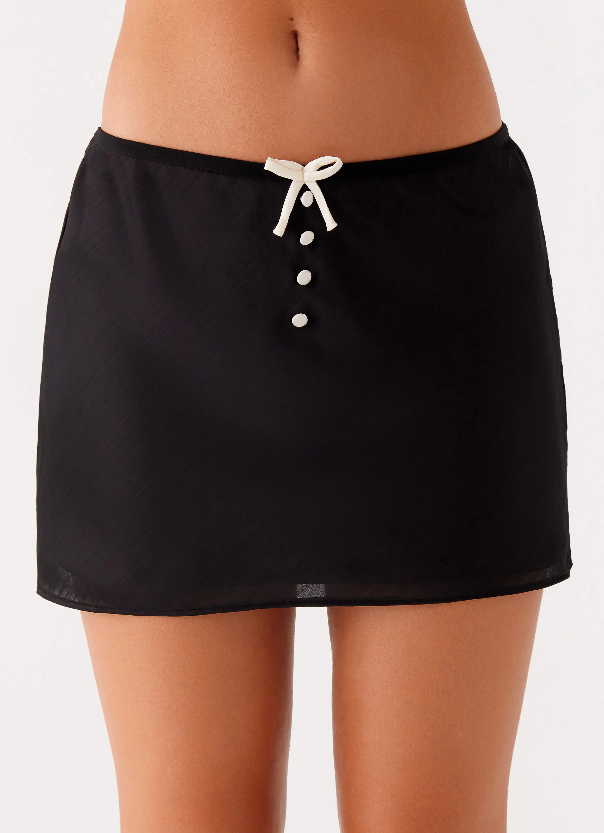 Justice Mini Skirt - Black | Peppermayo (Global)
