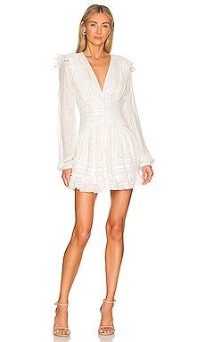 ROCOCO SAND Short Dress in White from Revolve.com | Revolve Clothing (Global)