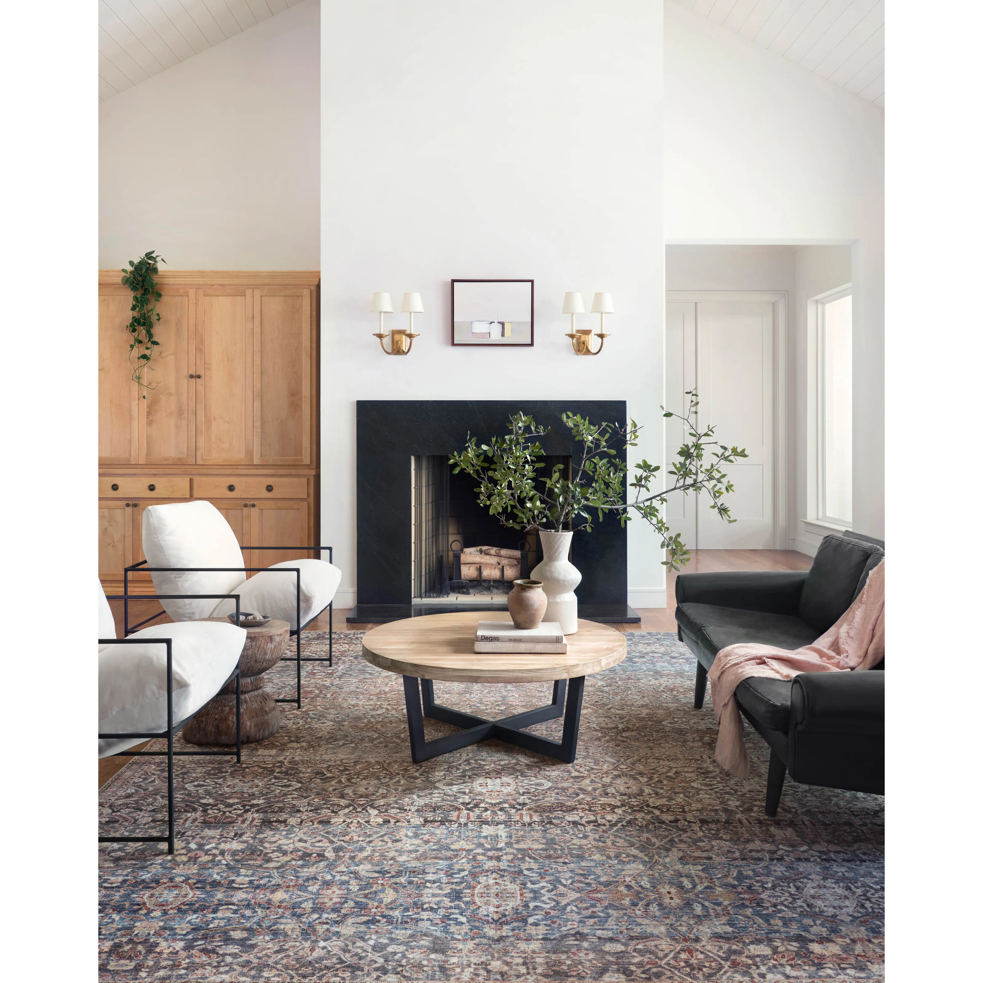 Chris Loves Julia x Loloi Jules Oriental Denim/Spice Area Rug & Reviews | Wayfair | Wayfair North America