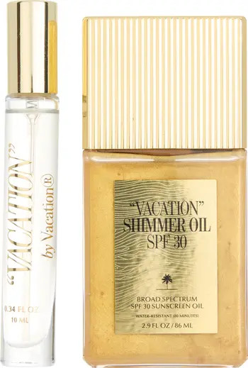 Vacation Shimmer Oil SPF 30 Sunscreen Duo $68 Value | Nordstrom | Nordstrom