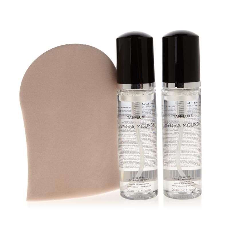 Tan-Luxe Hydra Mousse Self-Tan Mousse Duo | HSN