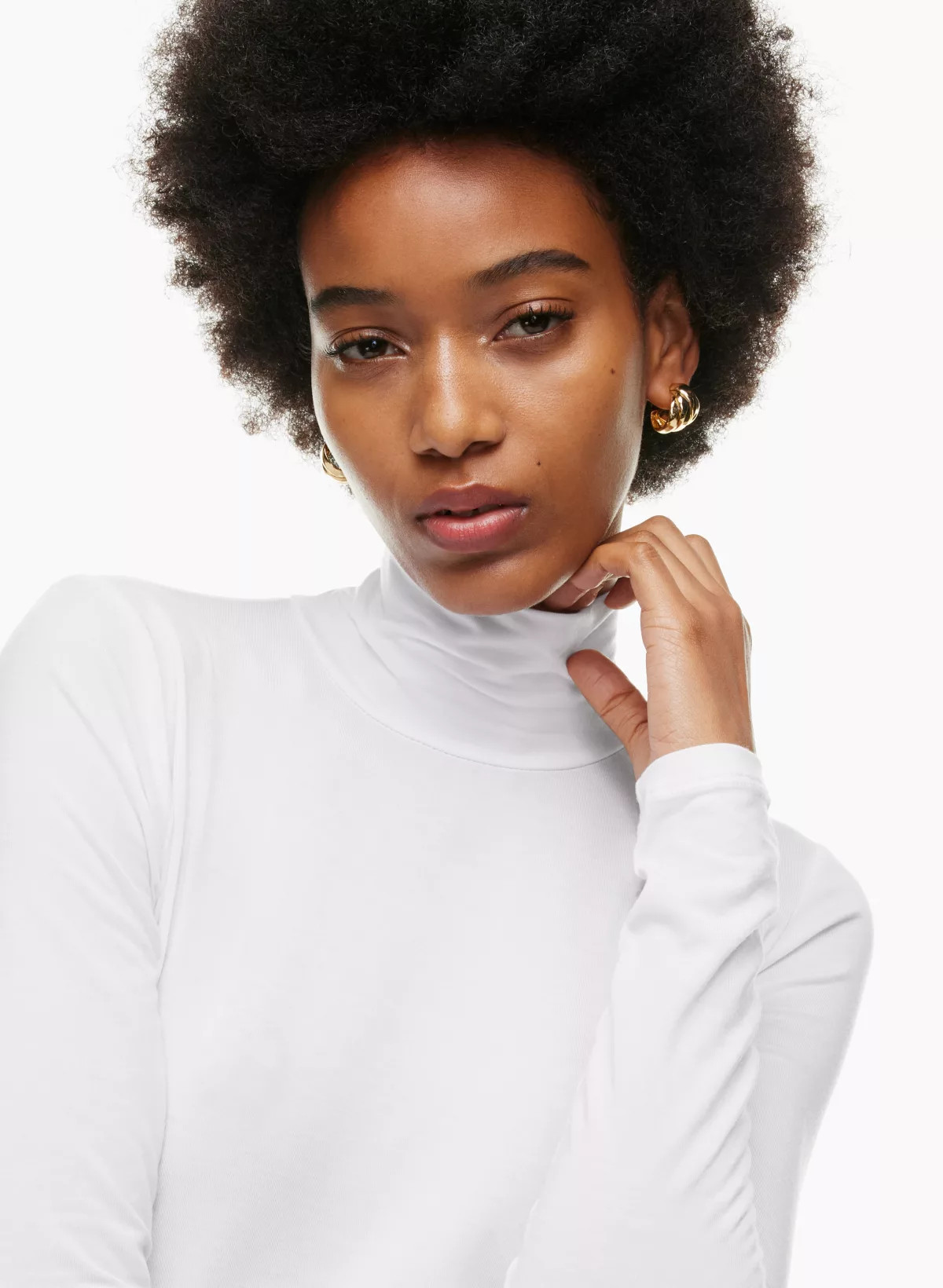 EVERYDAY MOCKNECK LONGSLEEVE | Aritzia