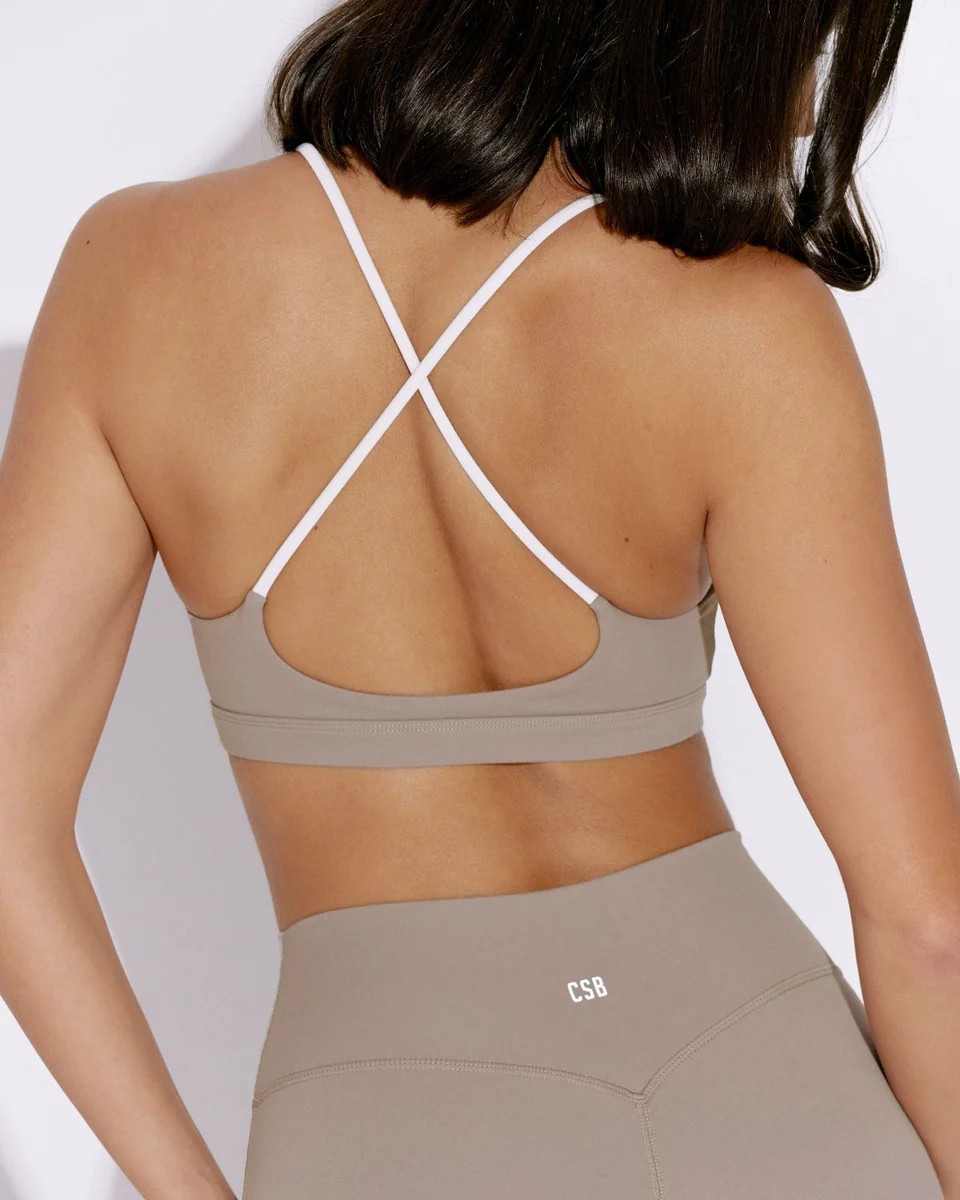 Form Gia Crop | Latte Two Tone | Crop Shop Boutique US