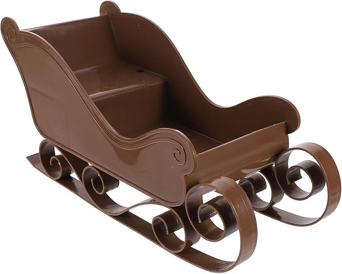 ARTIBETTER Christmas Santa Sleigh Red Candy Dish Bowl Server Prop Container Basket Succulent Plan... | Amazon (US)