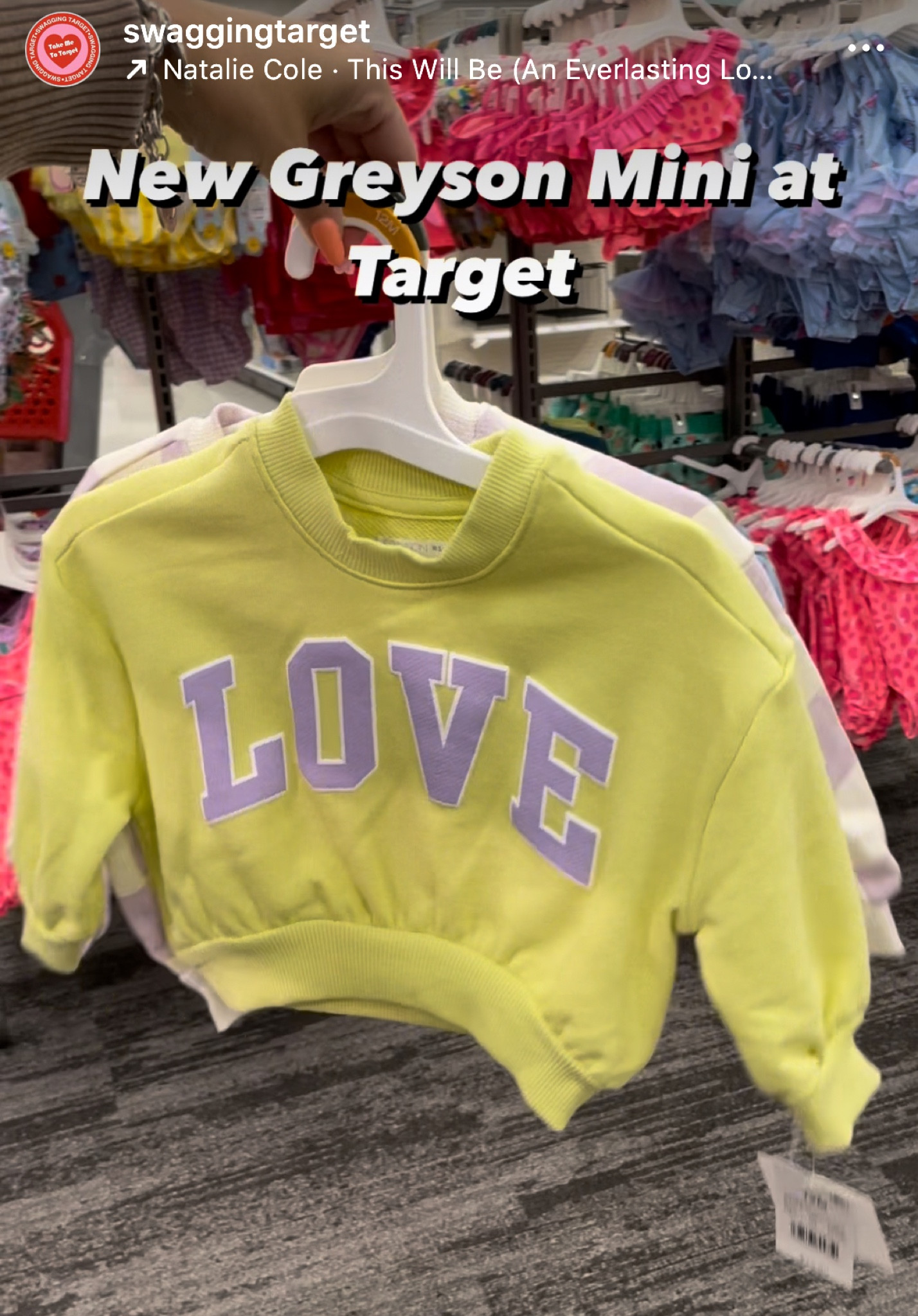 The cutest sweatshirts for little girls at Target! Plus the bell bottoms that go with it!! 😍😍 I got Malibu a size 2T in the sweatshirt so it’s a little oversized and a size 12T in the bottoms since they run big. 