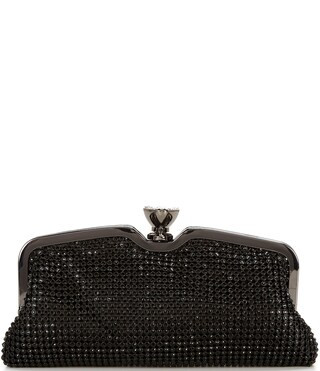 Crystal Mesh Frame Clutch | Dillard's