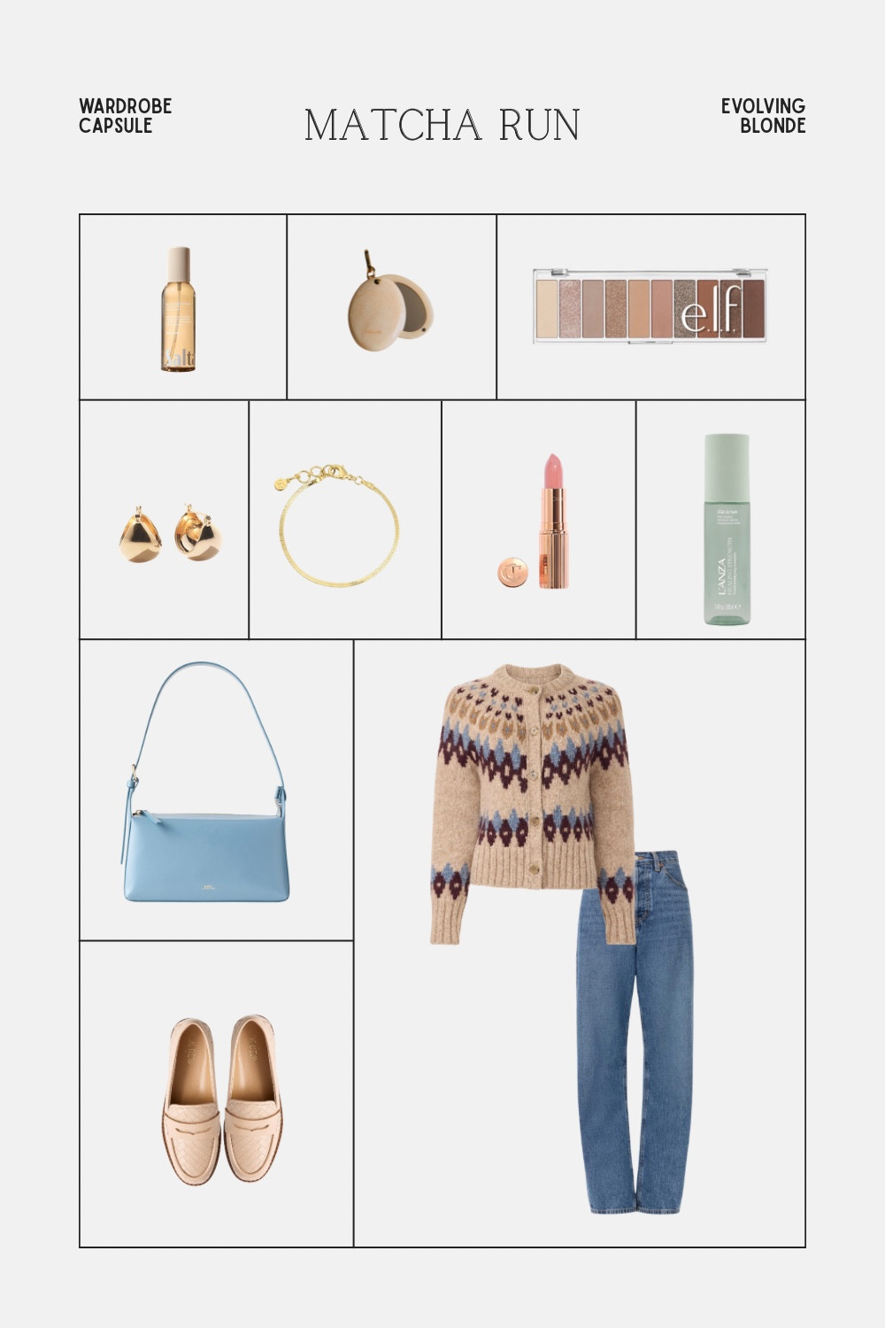 
Today’s matcha run capsule look 🍵 
A simple casual chic outfit with straight leg denim, a cozy cardigan, classic loafers, and soft neutral accessories. Easy, comfortable, and perfect for everyday errands or coffee runs.

Linked all the fashion + beauty pieces here.

#LTKootd