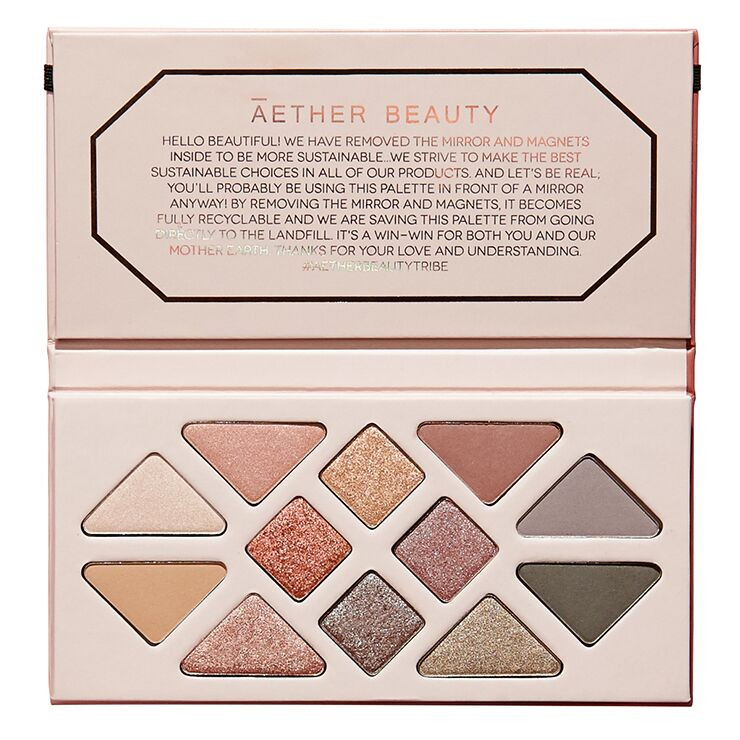 Rose Quartz Crystal Gemstone Palette / Aether Beauty | Beauty Heroes