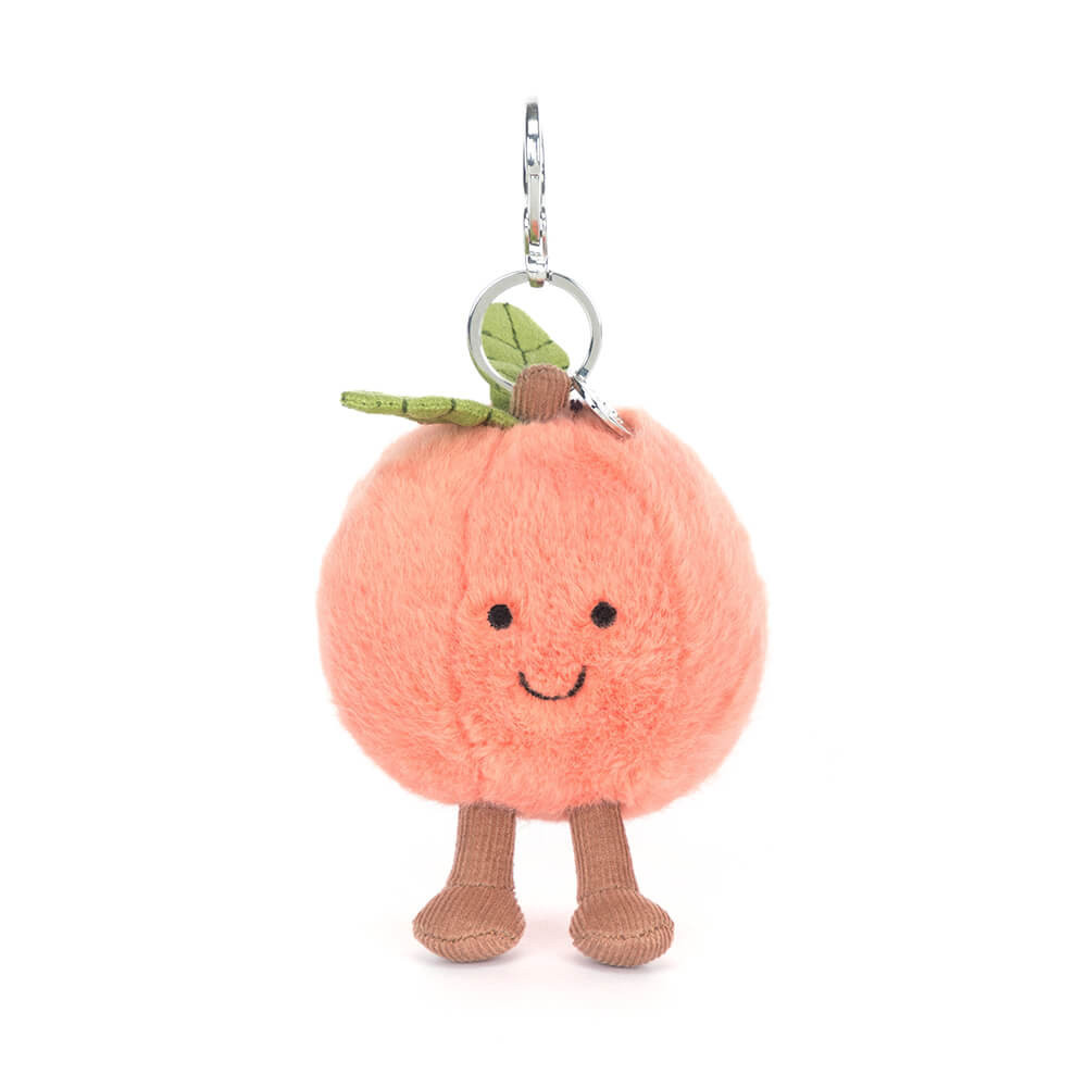 Amuseables Peach Bag Charm | Jellycat US