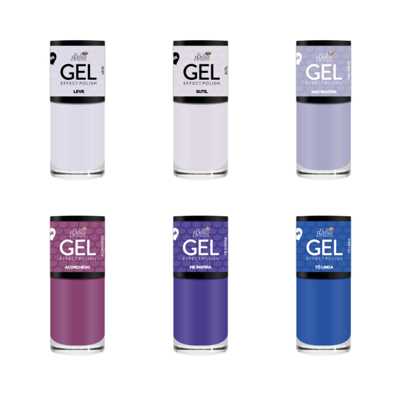 Kit Bella Brazil Efeito Gel Top Six | Beleza na Web | Beleza Na Web (BR)