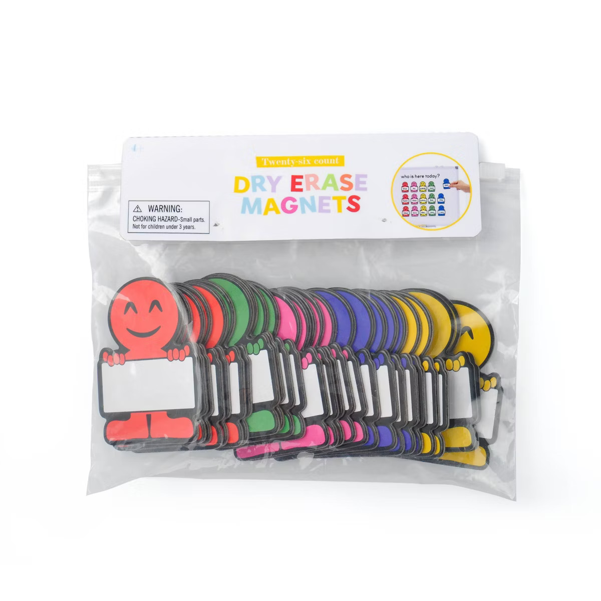 26pk Dry Erase Smile Magnets - Bullseye's Playground™ | Target