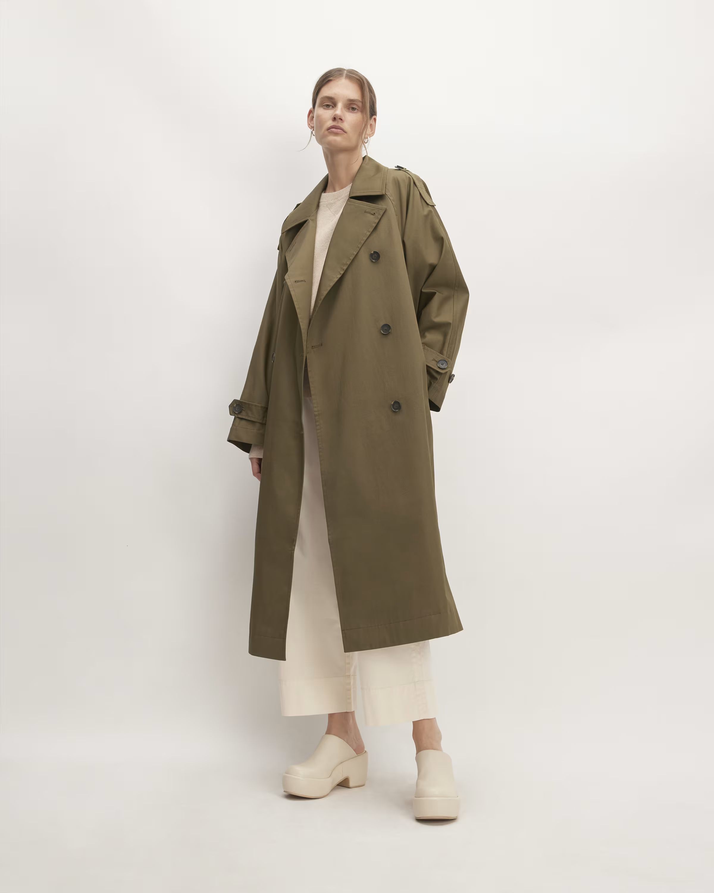 The Cotton Long Trench Coat | Everlane