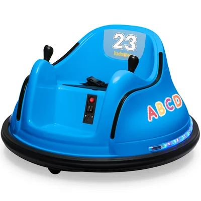 Kids Electric Bumper Racer and Go Kart Kidzone Color: Blue | Wayfair North America