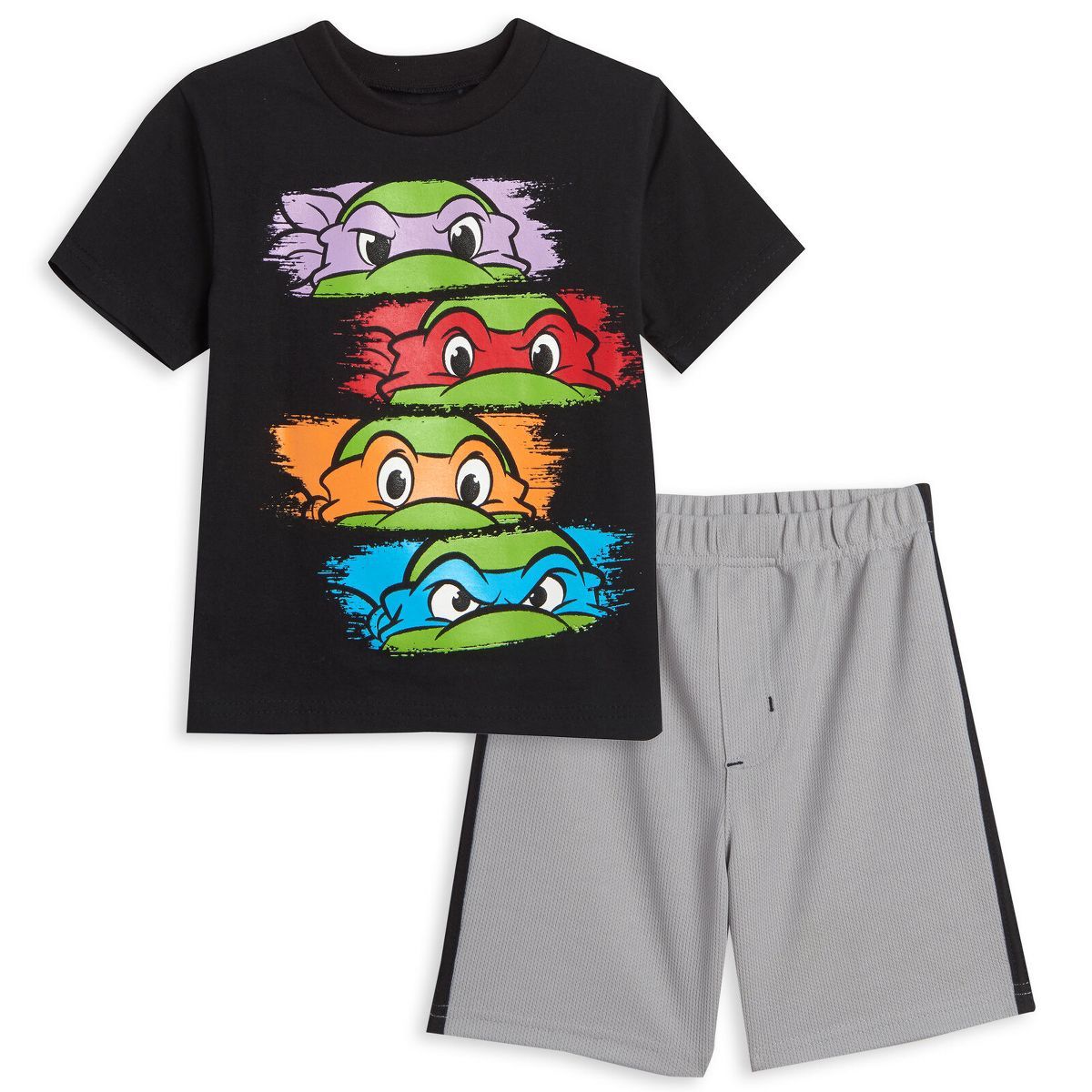 Teenage Mutant Ninja Turtles Donatello Leonardo Michelangelo Short Sleeve Graphic T-Shirt & Short... | Target