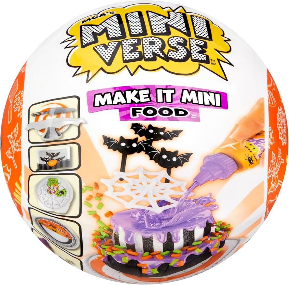 MGA's Miniverse Make It Mini Food Halloween Series 2 Mini Collectibles - Seasonal, Beetlejuice Be... | Amazon (US)