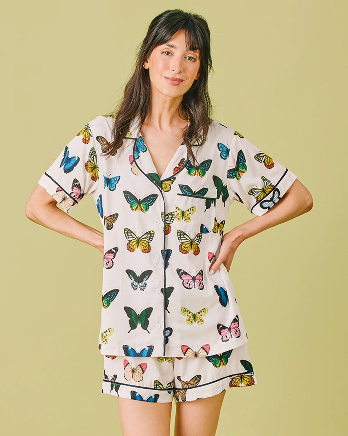Mariposa Pajama Shorts Set | Katie Kime Inc